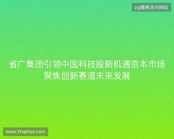 省广集团引领中国科技股新机遇资本市场聚焦创新赛道未来发展 省广集团引领中国科技股新机遇资本市场聚焦创新赛道未来发展